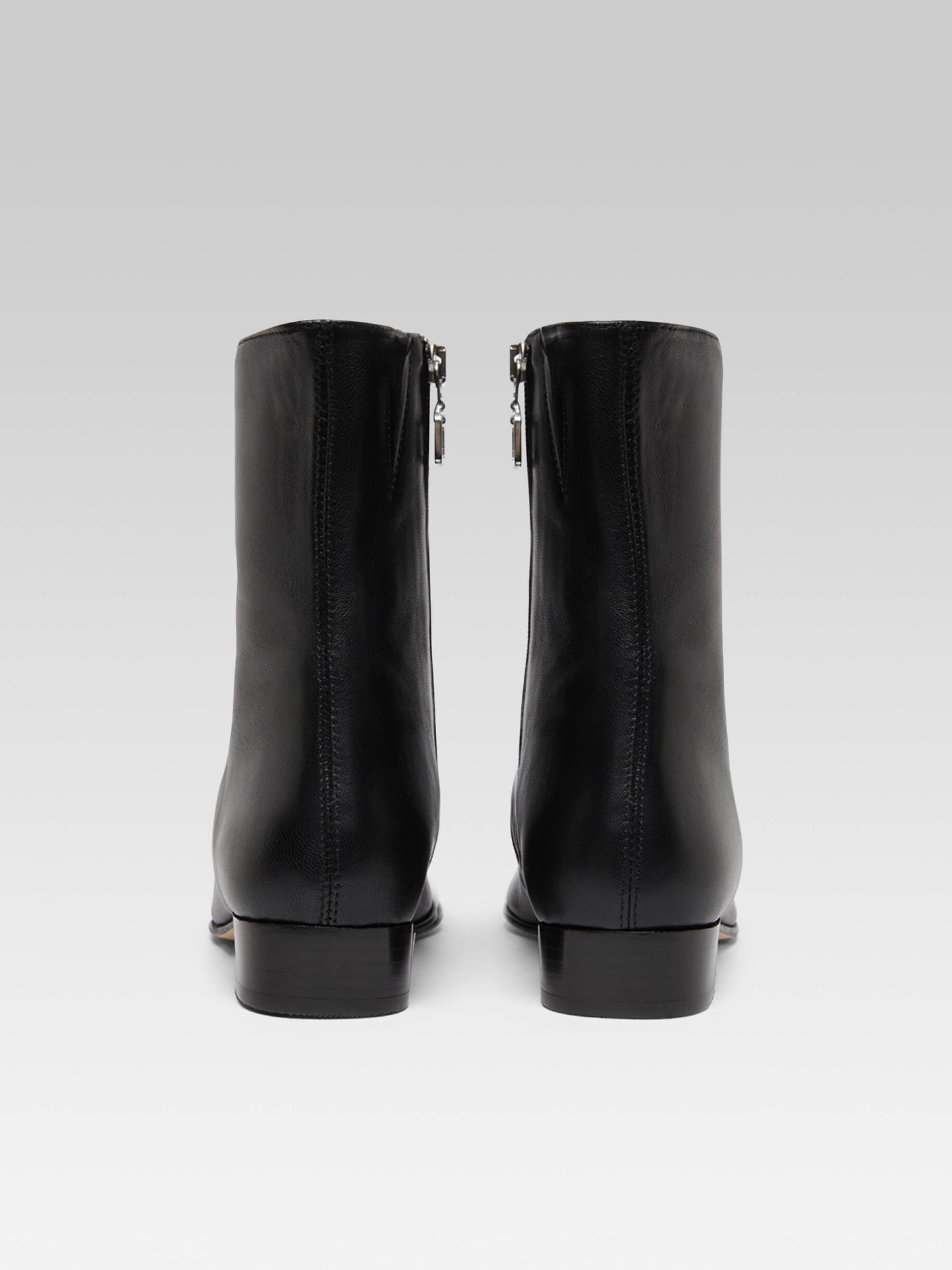 Aiglon - Black leather ankle boots