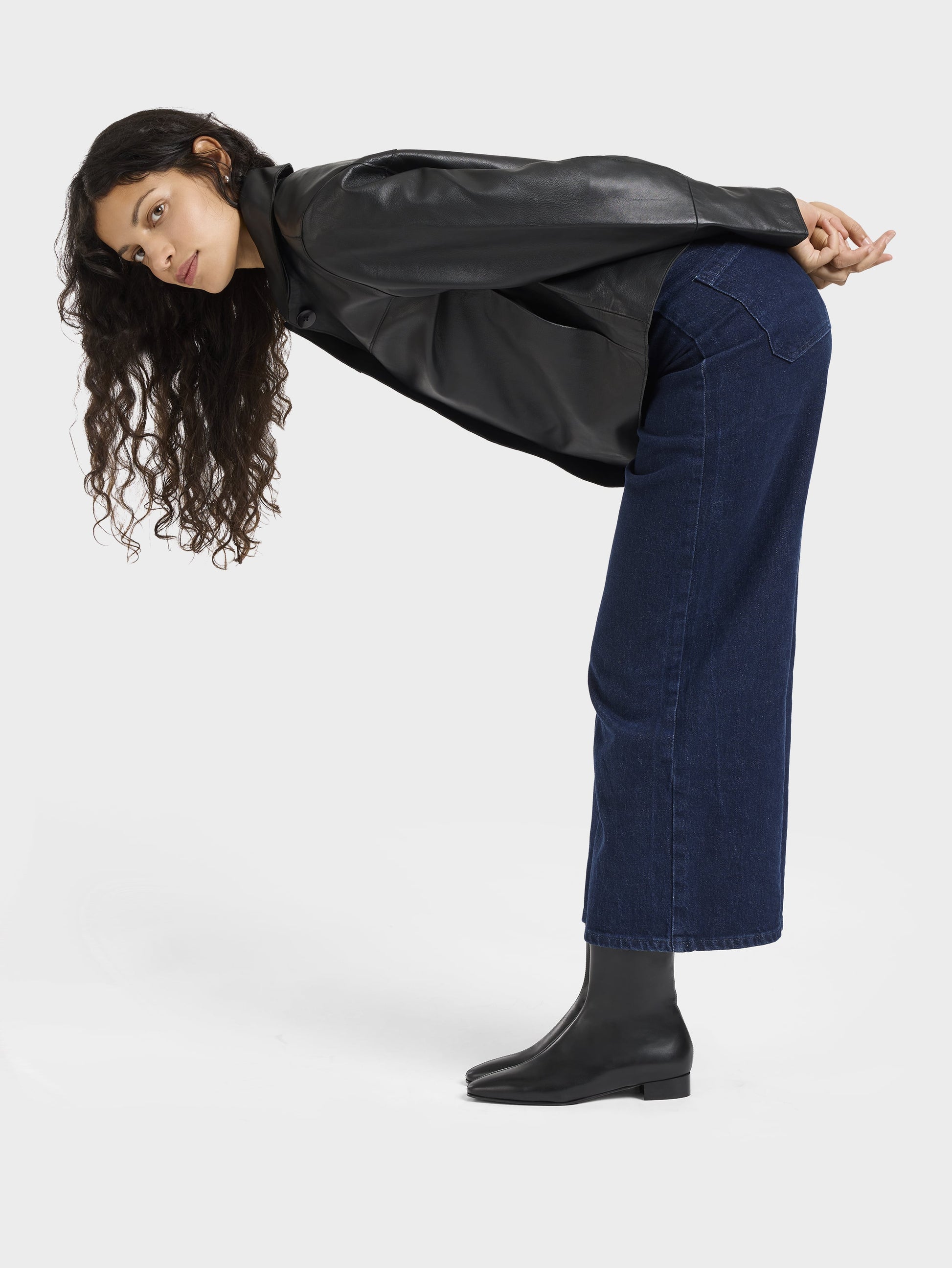 Aiglon - Black naplack leather ankle boots - Image number 3