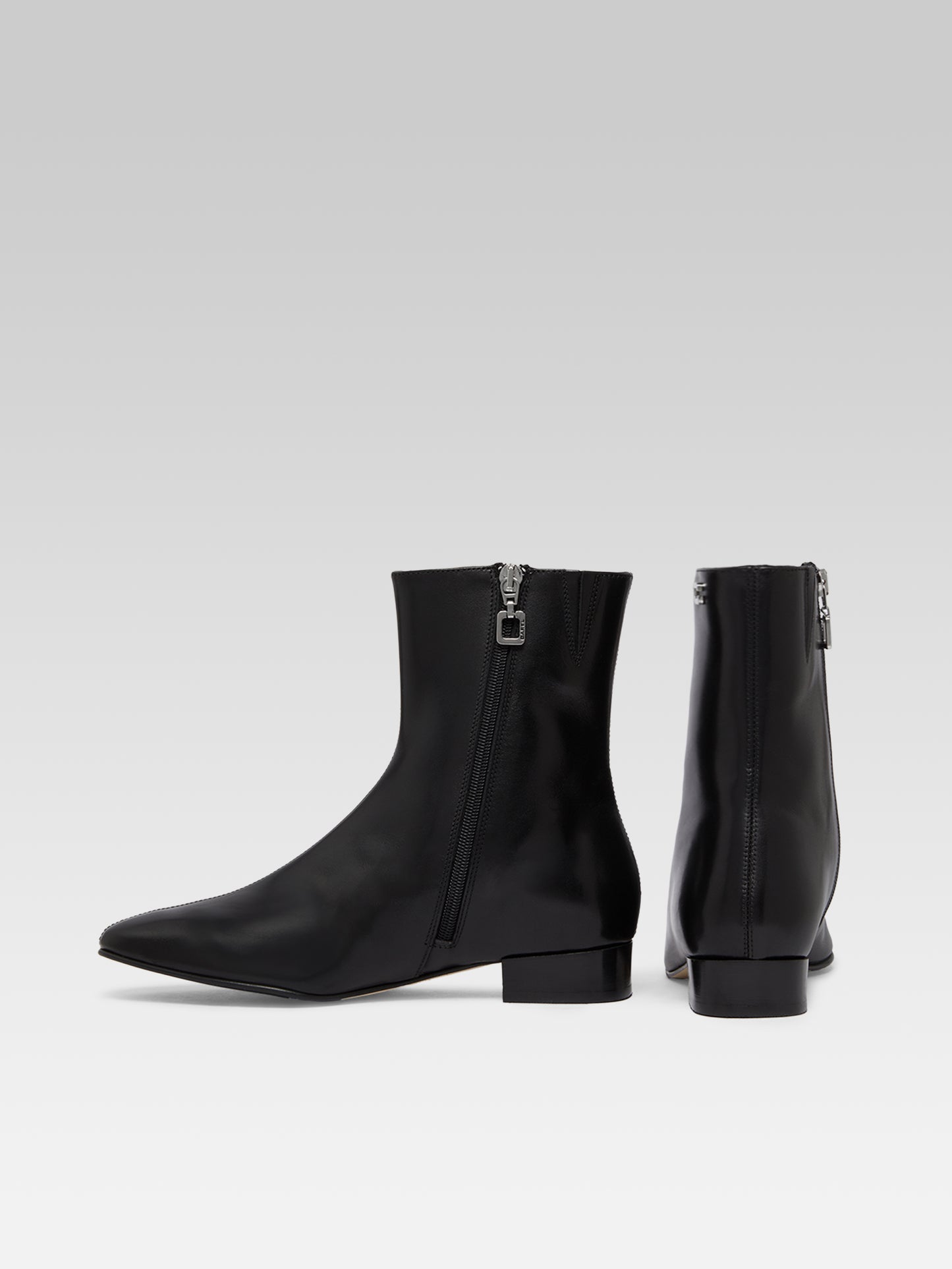 Aiglon - Black leather ankle boots