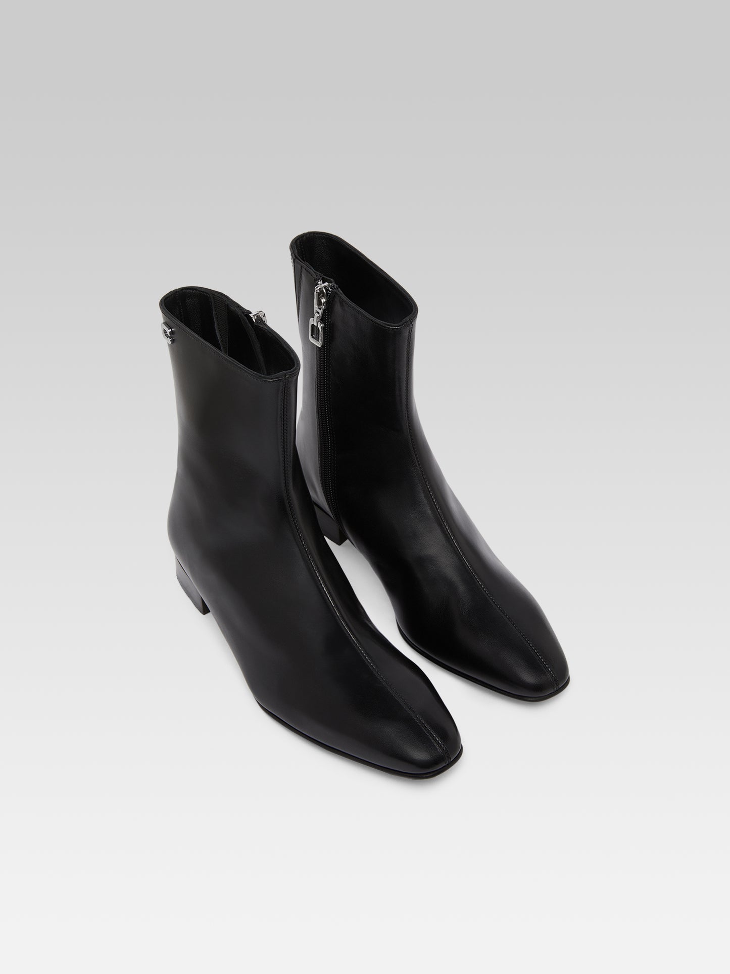 Aiglon - Black leather ankle boots