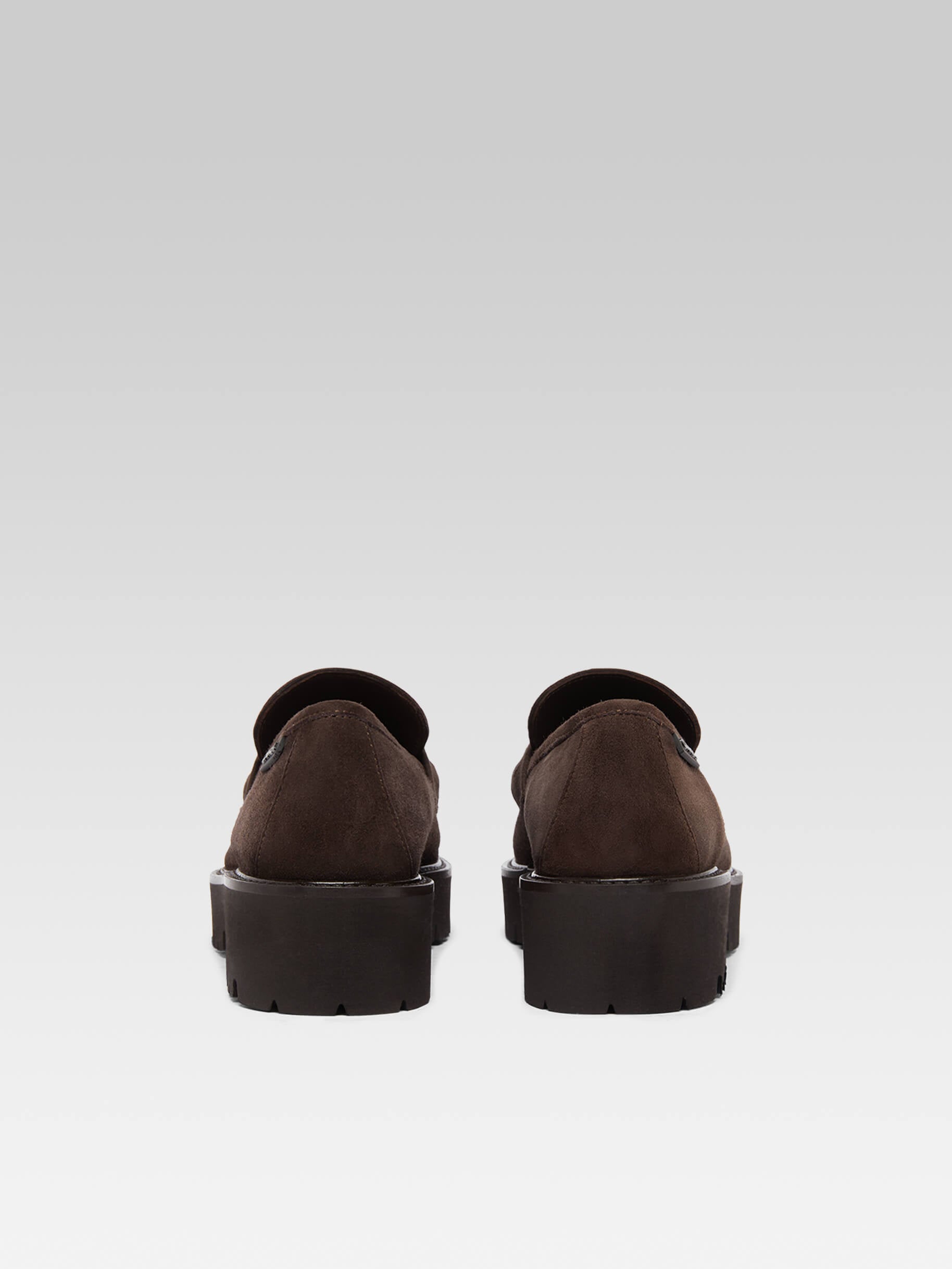 Marion - Mocassins cuir velours marron - Image numéro 3