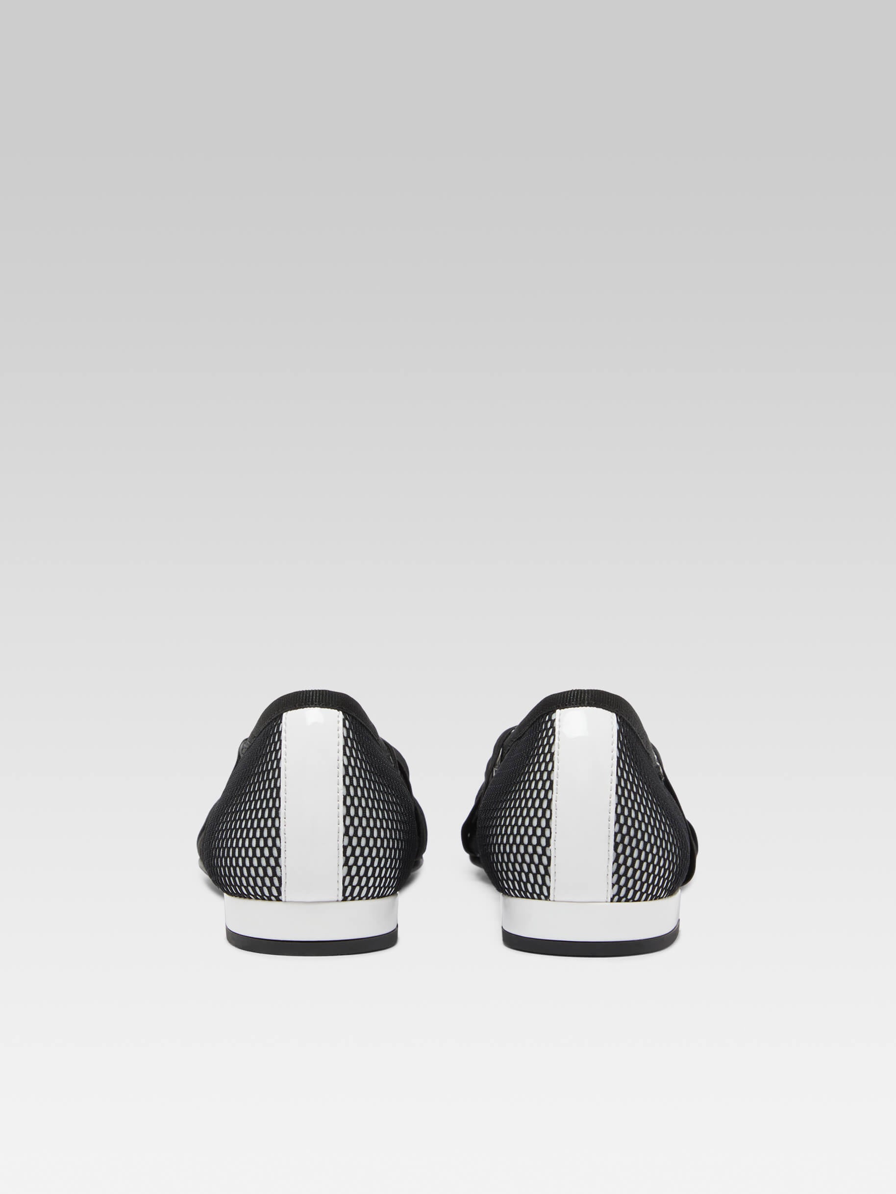 Tutu - Ballerines stretch optique noir et blanc - Image numéro 7