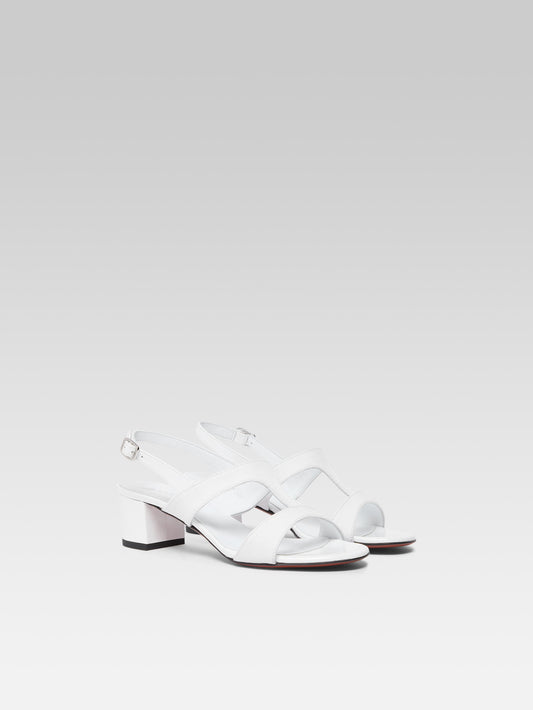 Romy - White fabric sandals - Image number 3