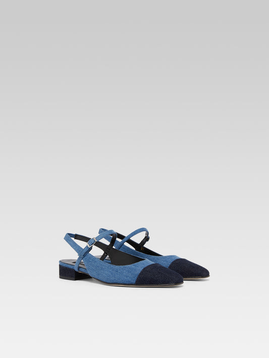 Oceano - Slingback bi-jean fabrics - Image number 5