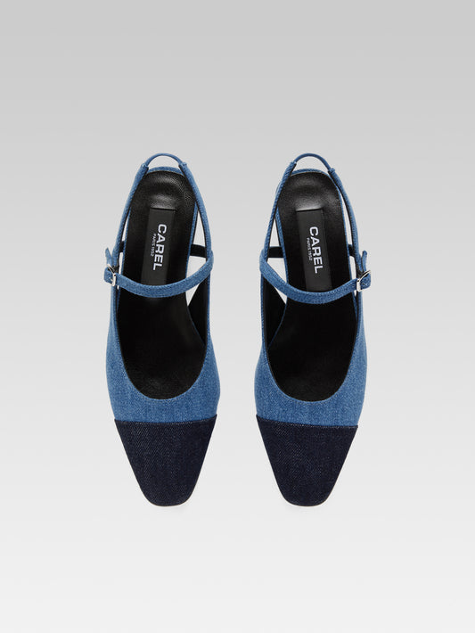 Oceano - Slingback bi-jean fabrics - Image number 2