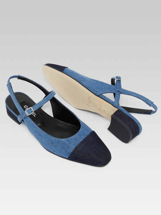 Oceano - Slingback bi-jean fabrics - Image number 4