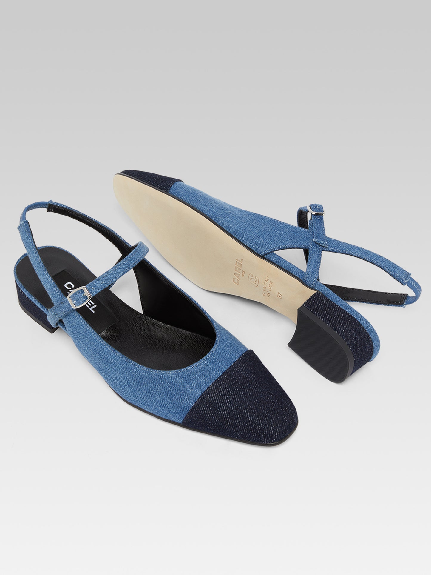 Oceano - Slingback bi-jean fabrics