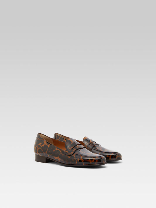 2100 - Leopard patent leather loafers - Image number 6