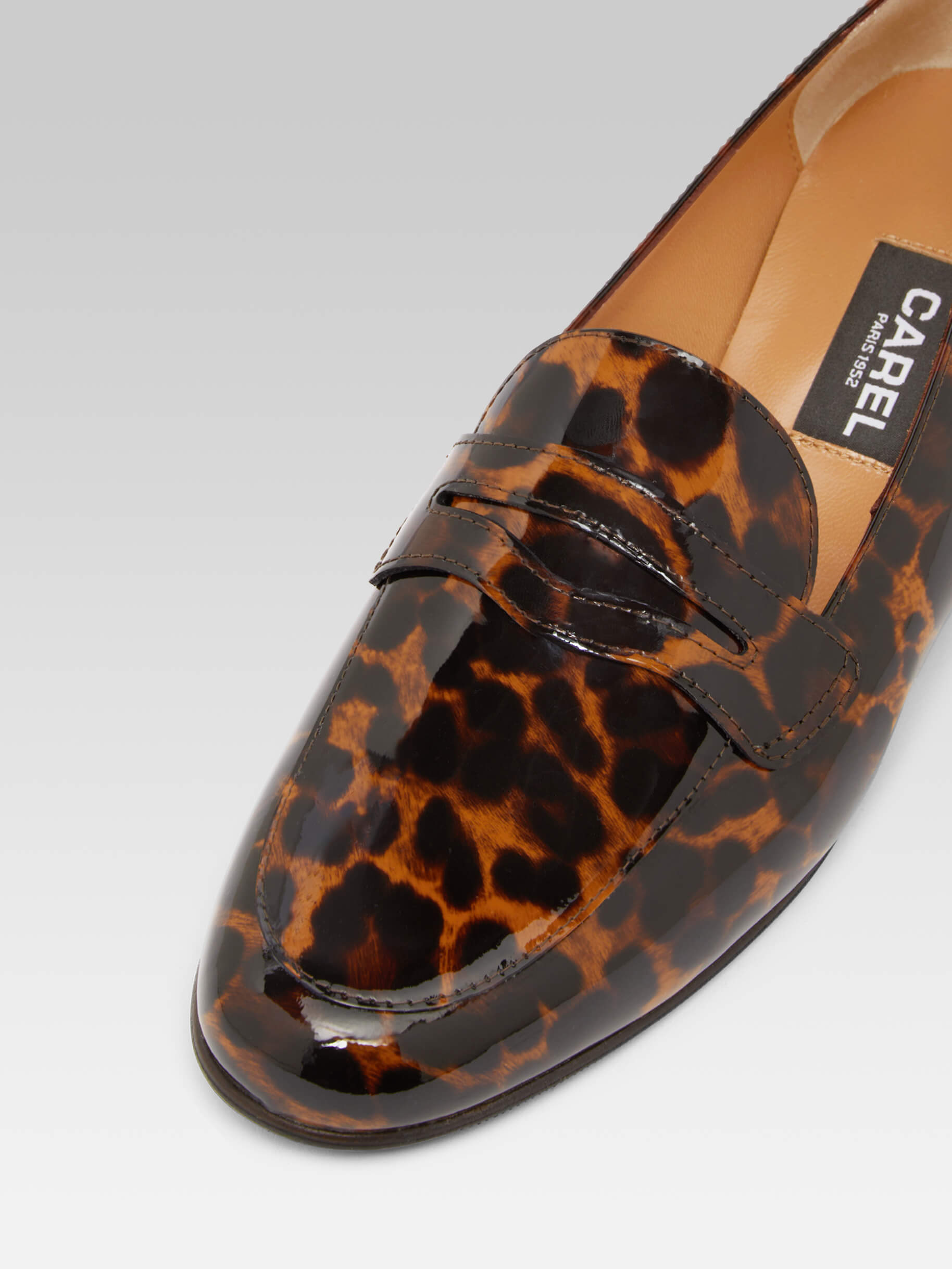 2100 - Leopard patent leather loafers - Image number 4
