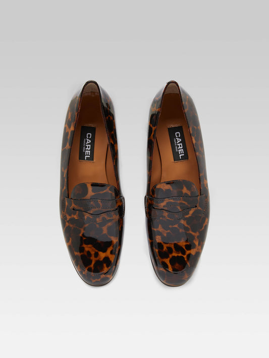 2100 - Leopard patent leather loafers - Image number 2