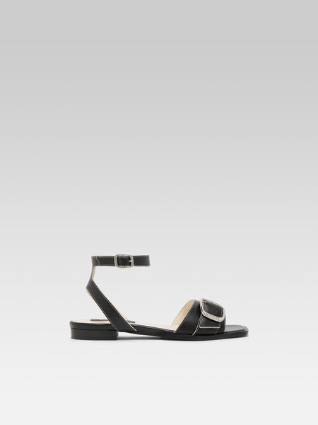 サンダル・ミュール CAREL Coquelicot Flat Shoes - Carel - Leather - Black 333028-Francoise-