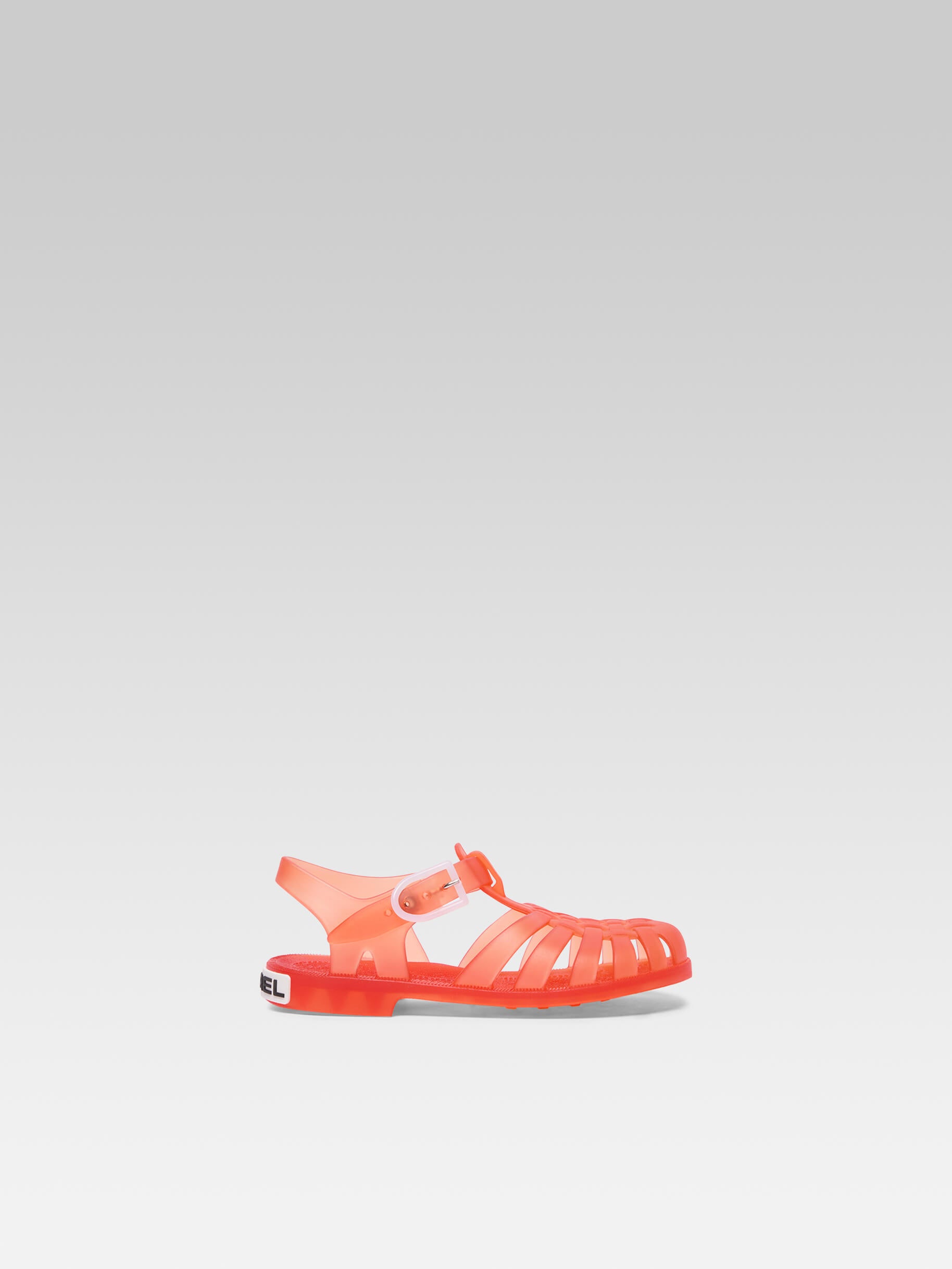 Little Meduse - Orange plastic sandals 