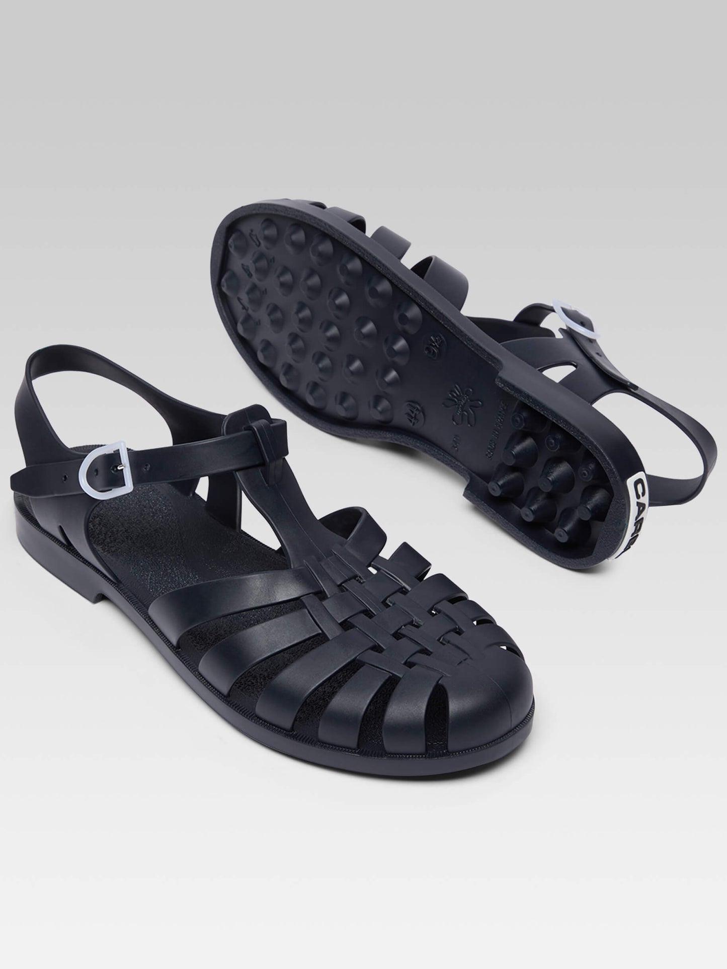 Large Meduse - Navy blue plastic sandals