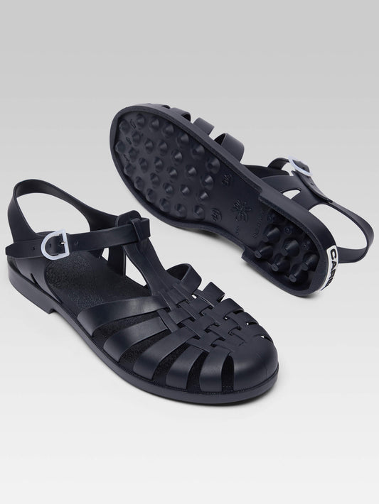 Meduse - Navy blue plastic sandals - Image number 5