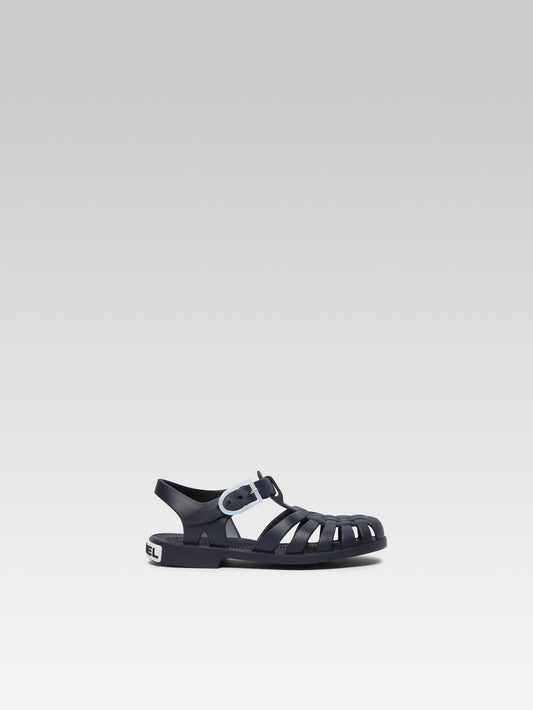 Petite Meduse - Sandales plastique bleu marine - Image numéro 1