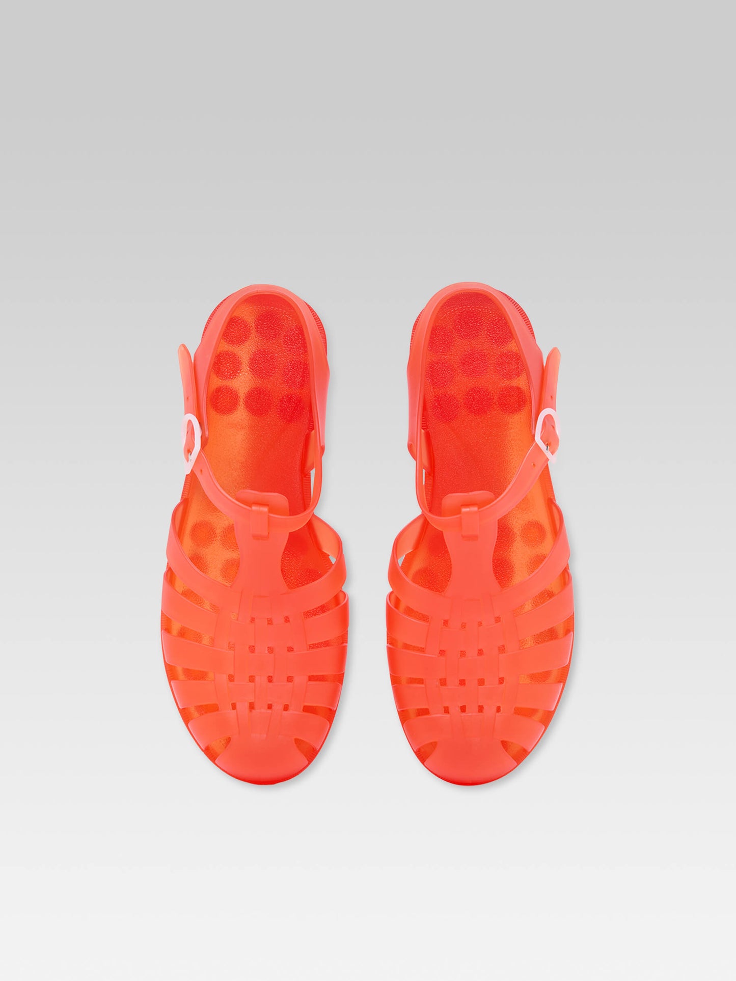 Meduse - Sandales plastique mandarine