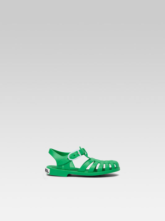 Little Meduse - Green plastic sandals
