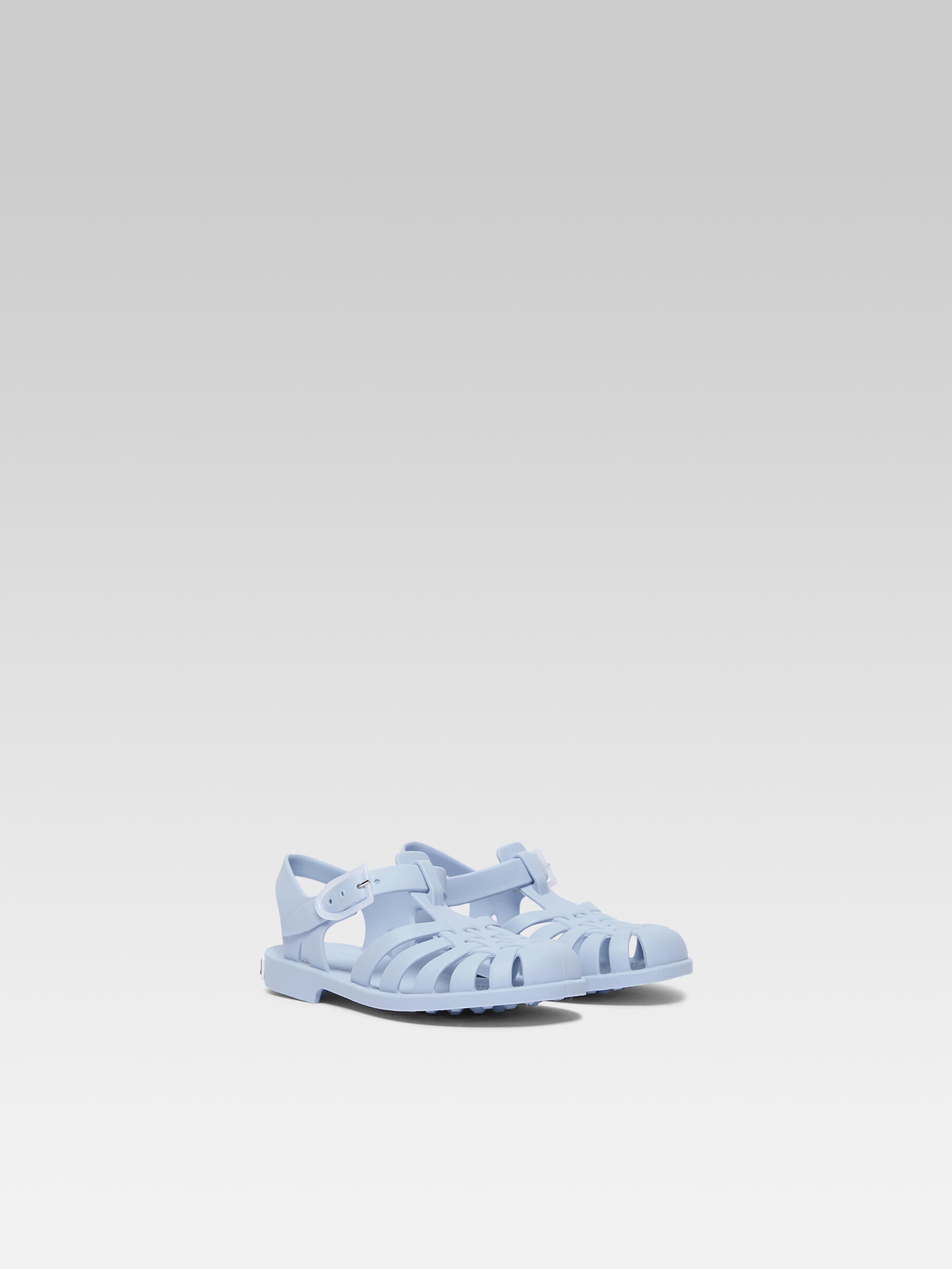 Petite Meduse - Sandales plastique bleu horizon - Image numéro 4