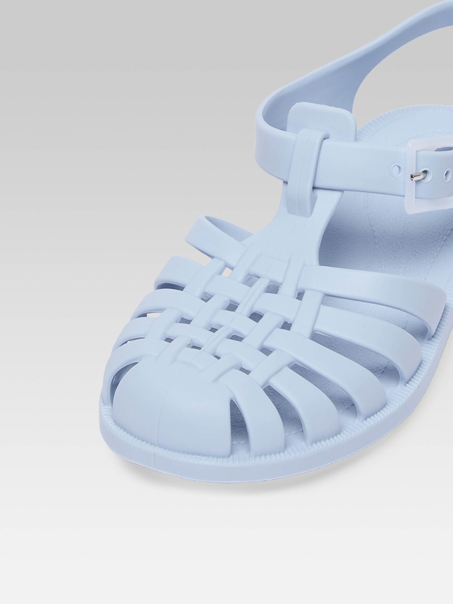 Petite Meduse - Sandales plastique bleu horizon