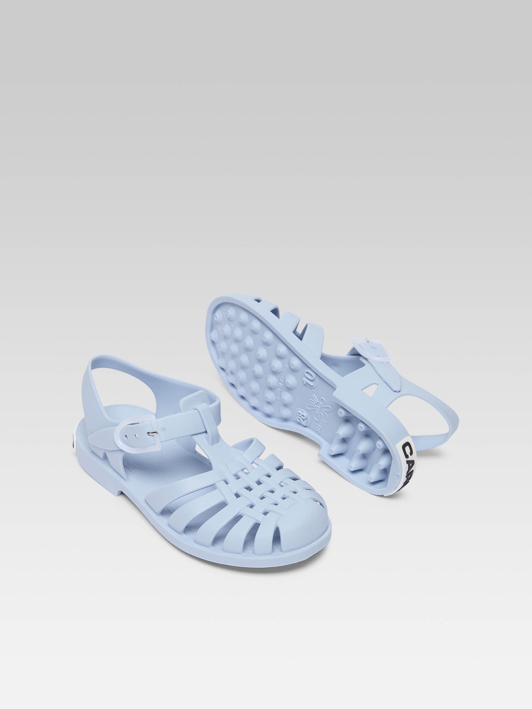 Petite Meduse - Sandales plastique bleu horizon - Image numéro 5