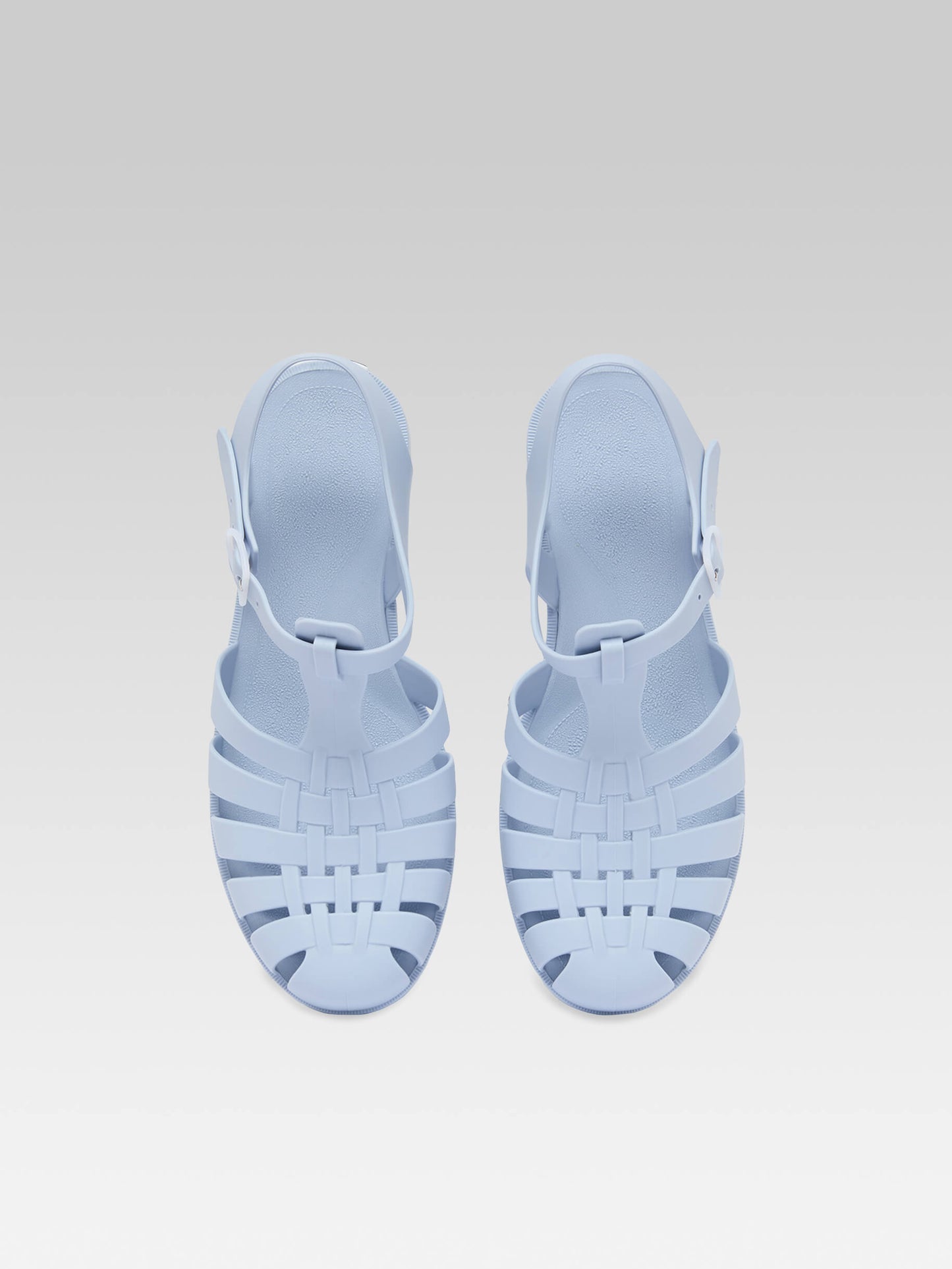 Meduse - Sandales plastique bleu horizon