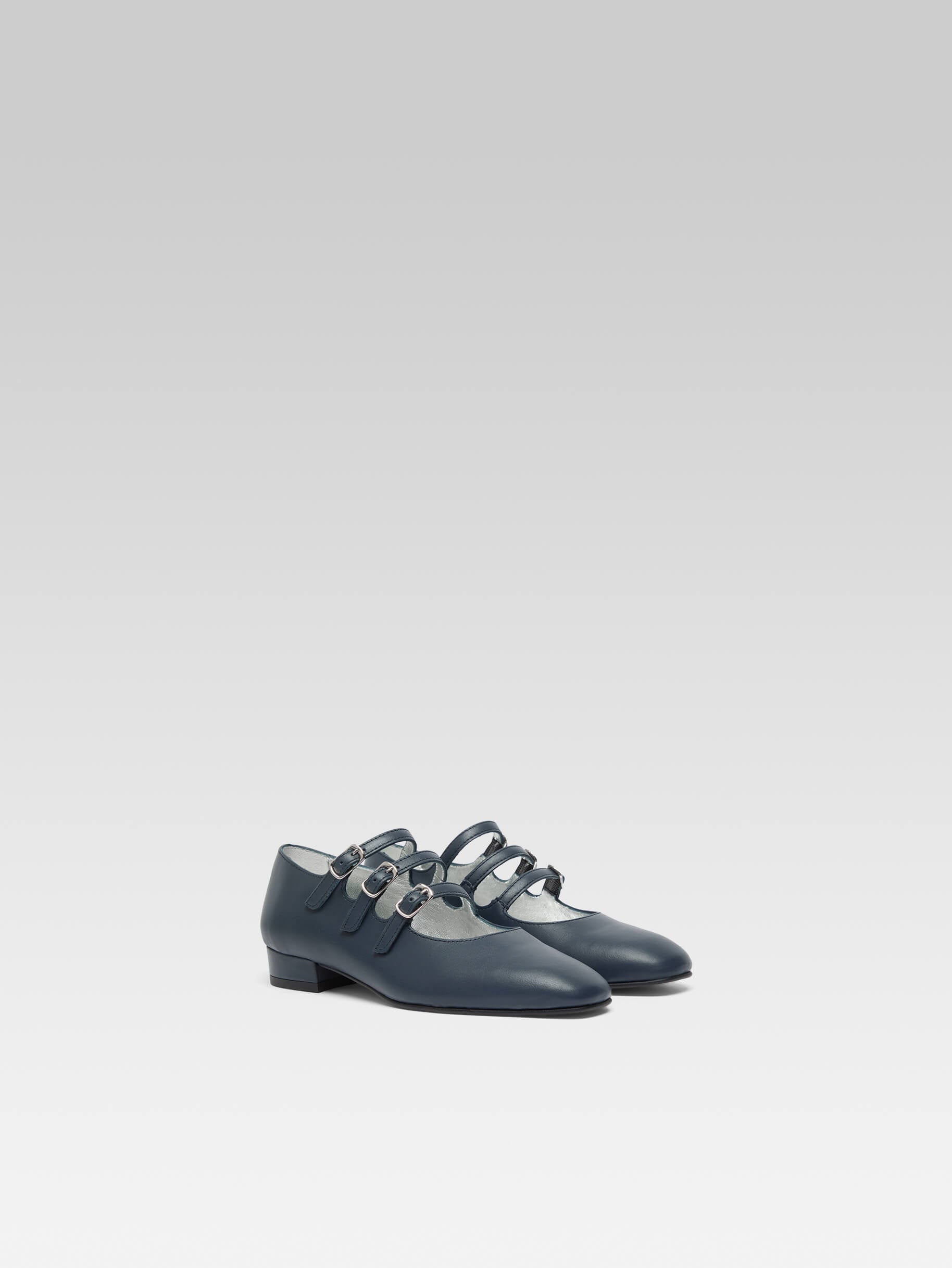 Petite Kina - Babies cuir bleu marine - Image numéro 4