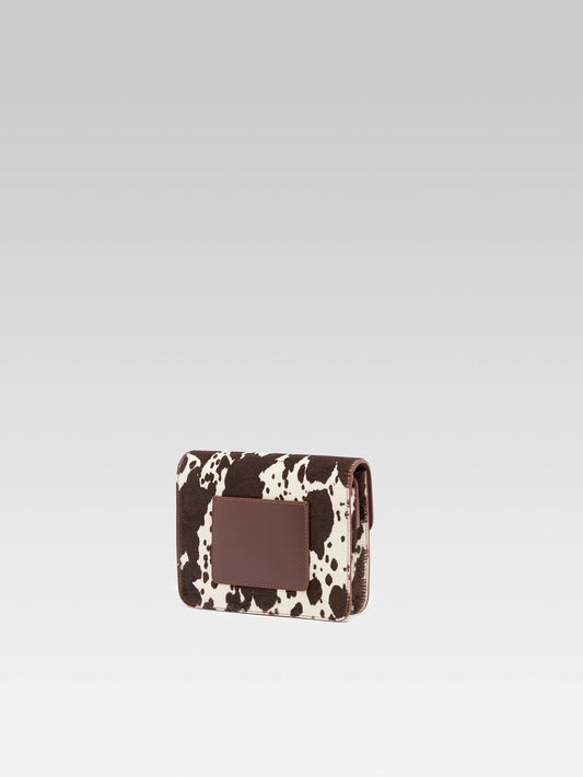 Mini Sorbonne - Cow print pony leather bag - Image number 6