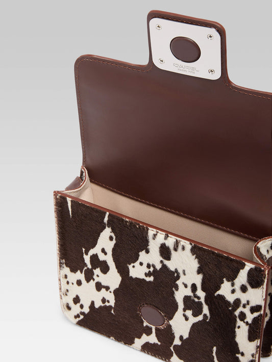 Mini Sorbonne - Cow print pony leather bag - Image number 5