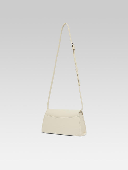 Elysee - Ivory leather shoulder bag - Image number 5