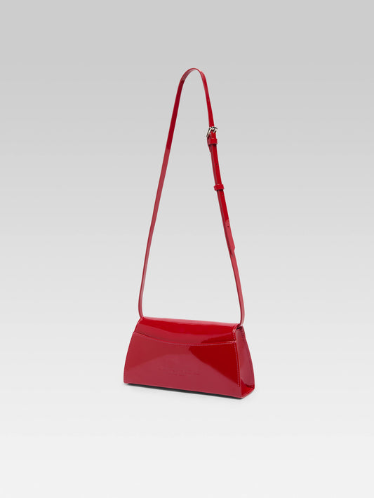 Elysee - Red patent leather shoulder bag - Image number 7
