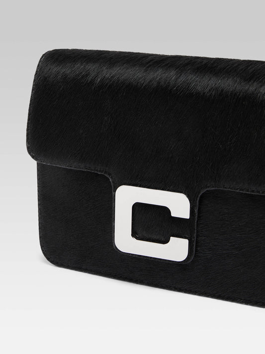 Mini Sorbonne - Black pony leather bag - Image number 2