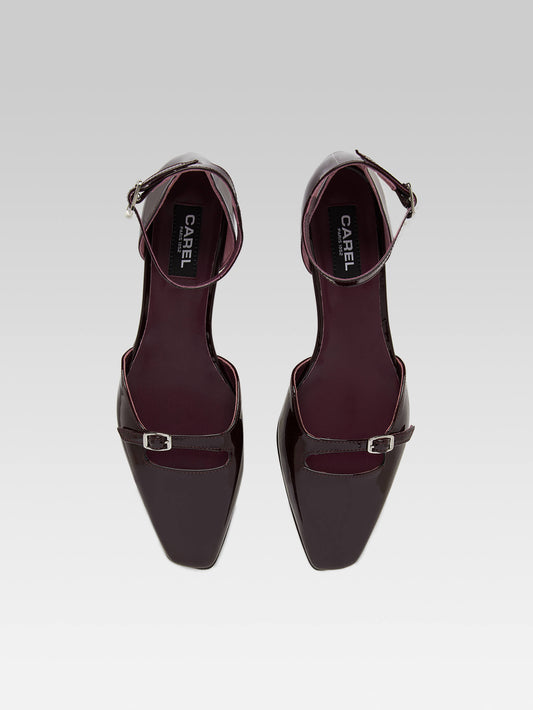 Emma - Brown patent leather ballet flats - Image number 3