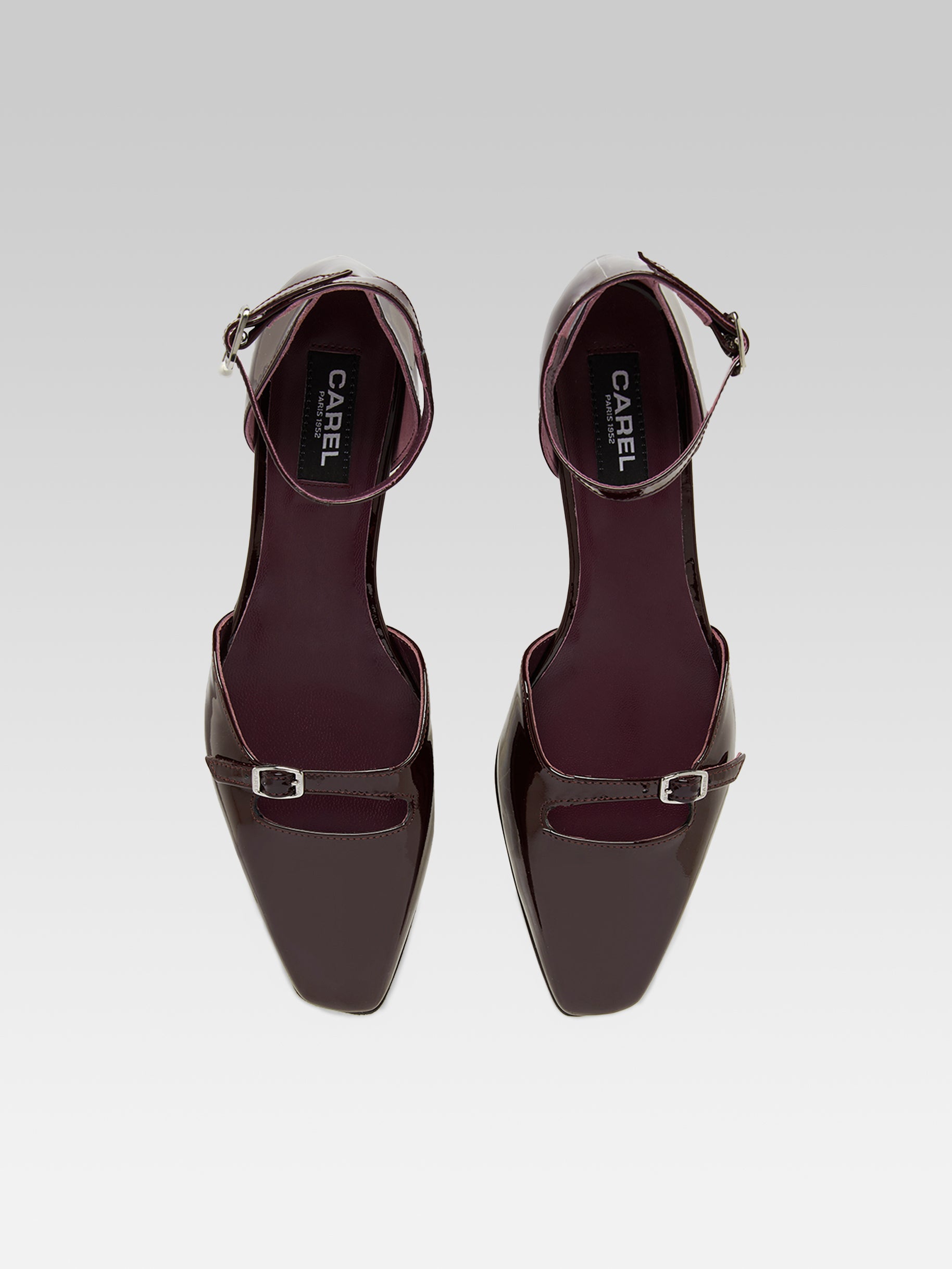 Emma - Brown patent leather ballet flats - Image number 4