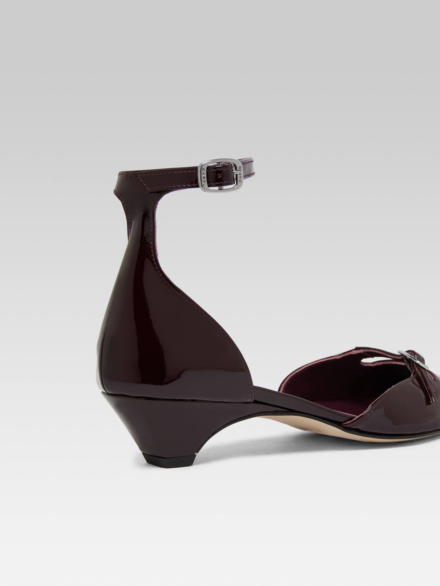 Emma - Brown patent leather ballet flats - Image number 5