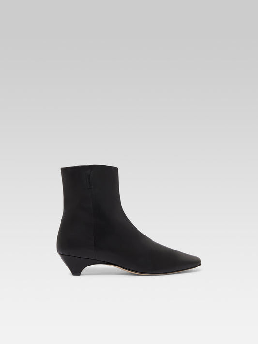 Monica - Bottines cuir noir