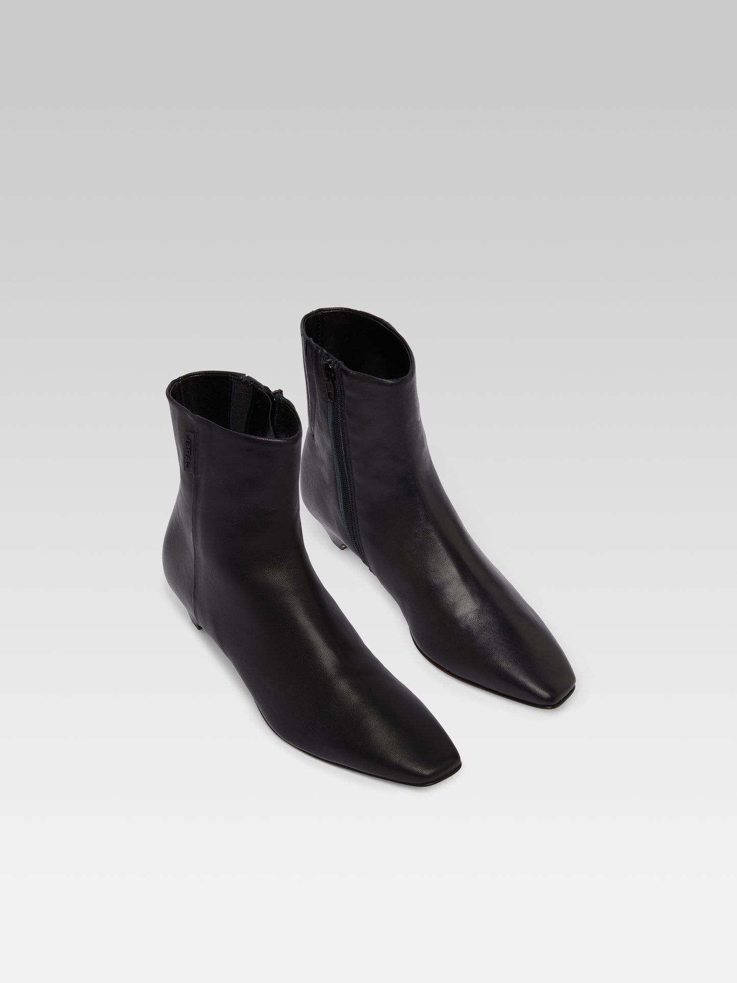 Monica - Bottines cuir noir