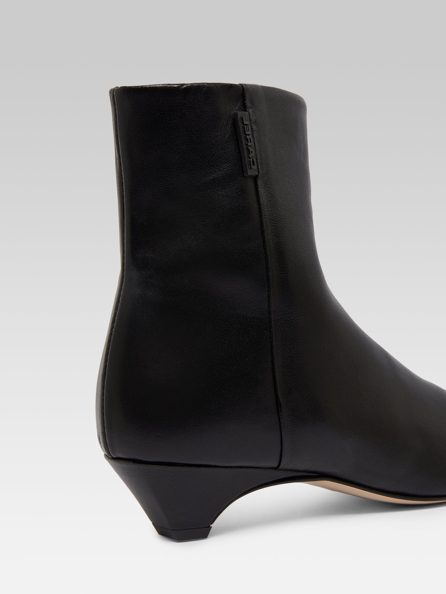 Monica - Bottines cuir noir