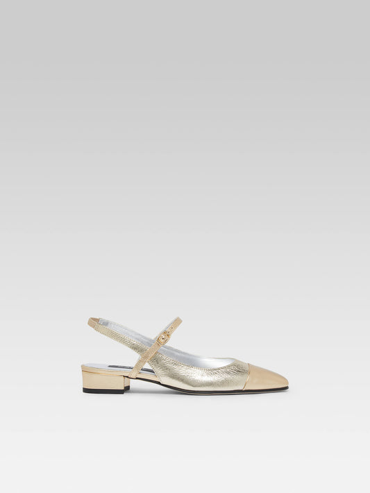 Oceano - Slingback cuir multi platine