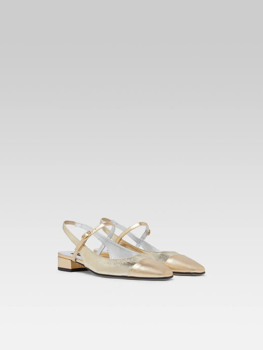 Oceano - Slingback cuir multi platine - Image numéro 2