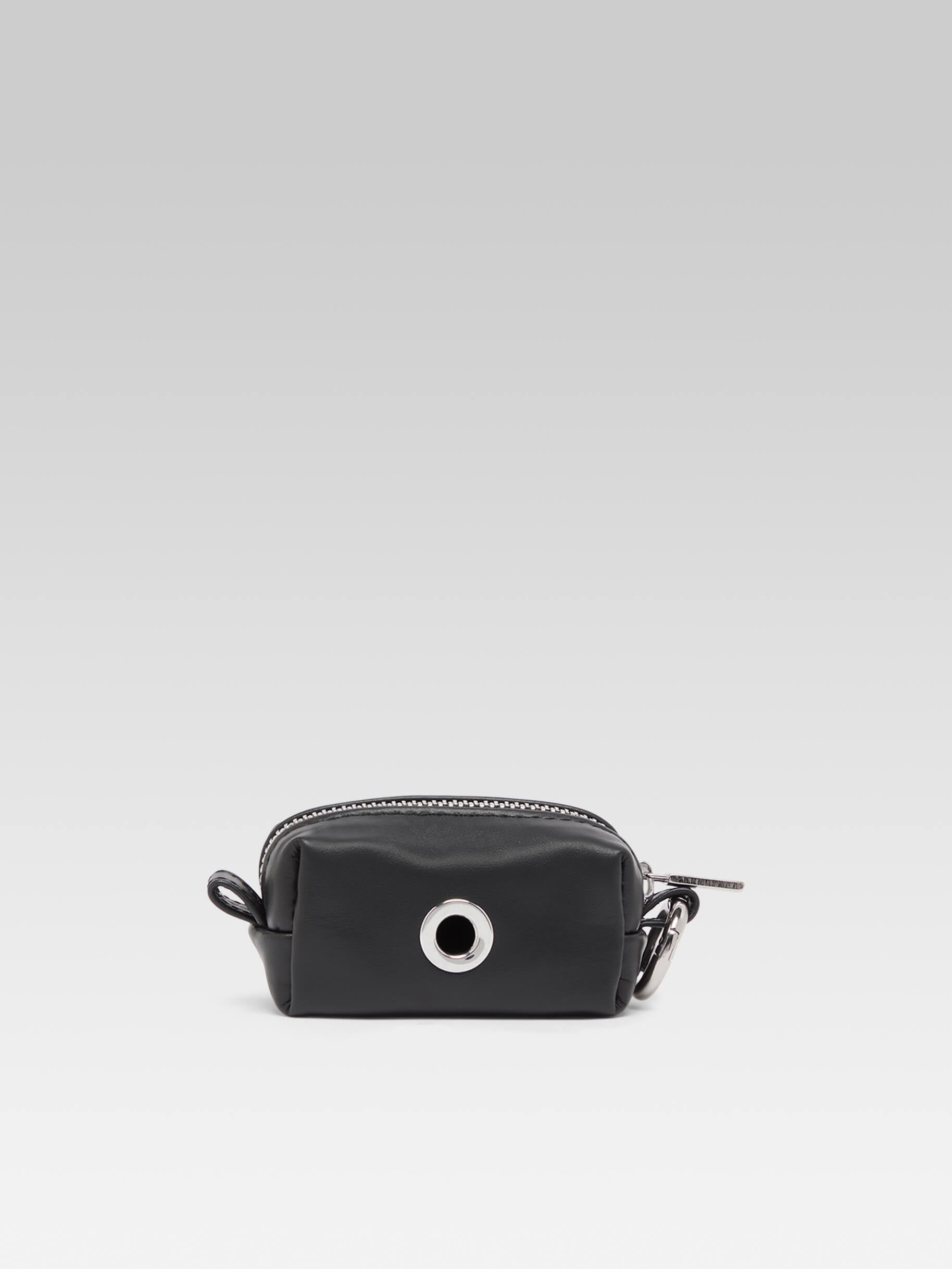 Rintintin - Black leather dog bag dispenser - Image number 3