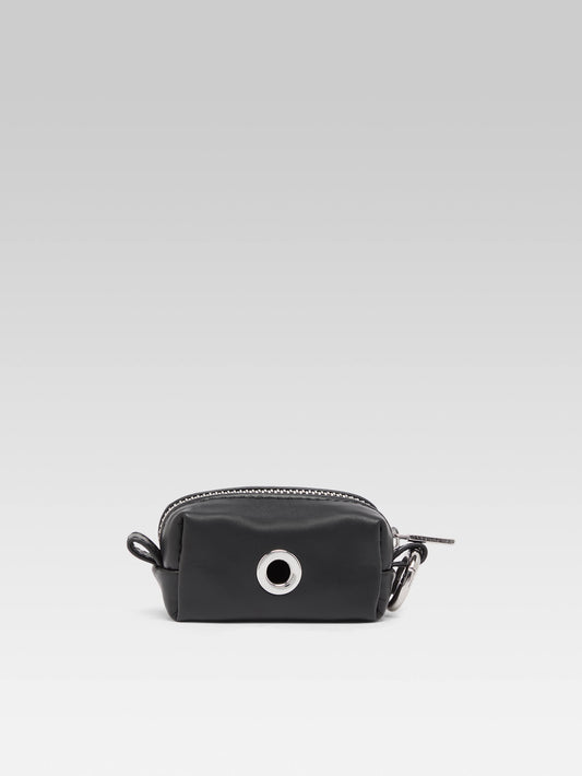 Rintintin - Black leather dog bag dispenser - Image number 3