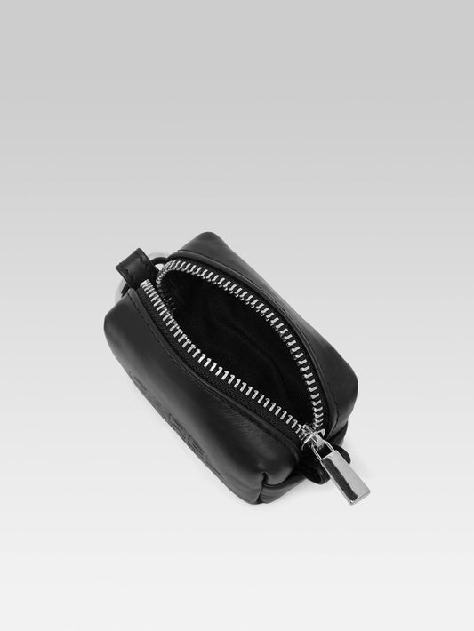 Rintintin - Black leather dog bag dispenser - Image number 4