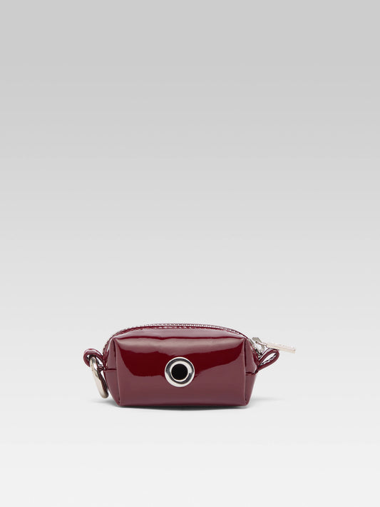Rintintin - Burgundy patent leather dog bag dispenser - Image number 3