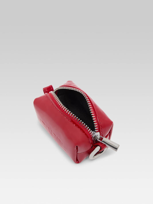 Trousseau - Mini red patent leather pouch - Image number 2