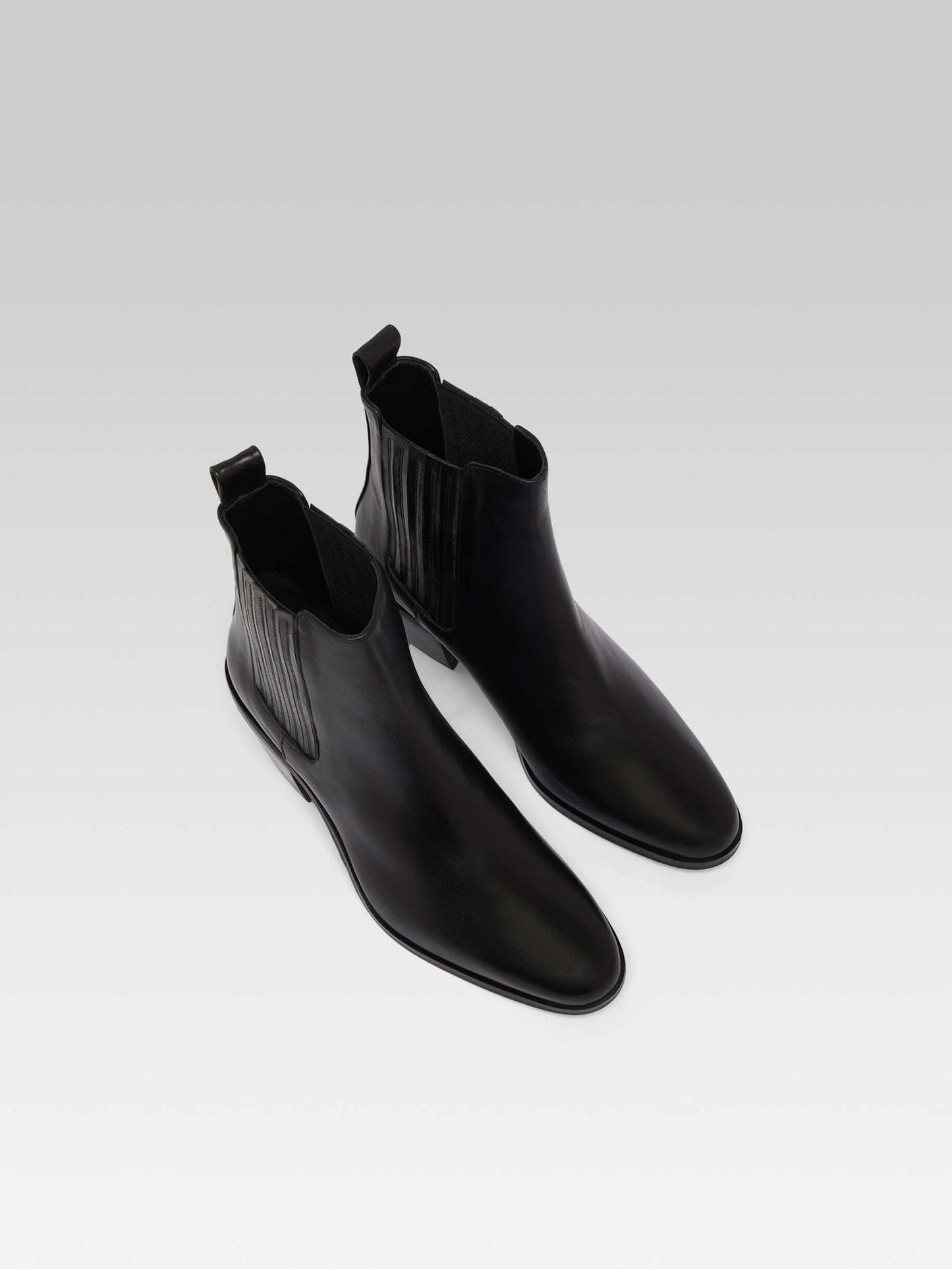 Memphis - Bottines cuir noir