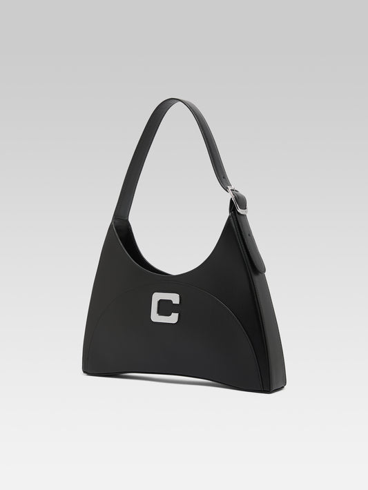 Concorde - Black leather shoulder bag - Image number 4