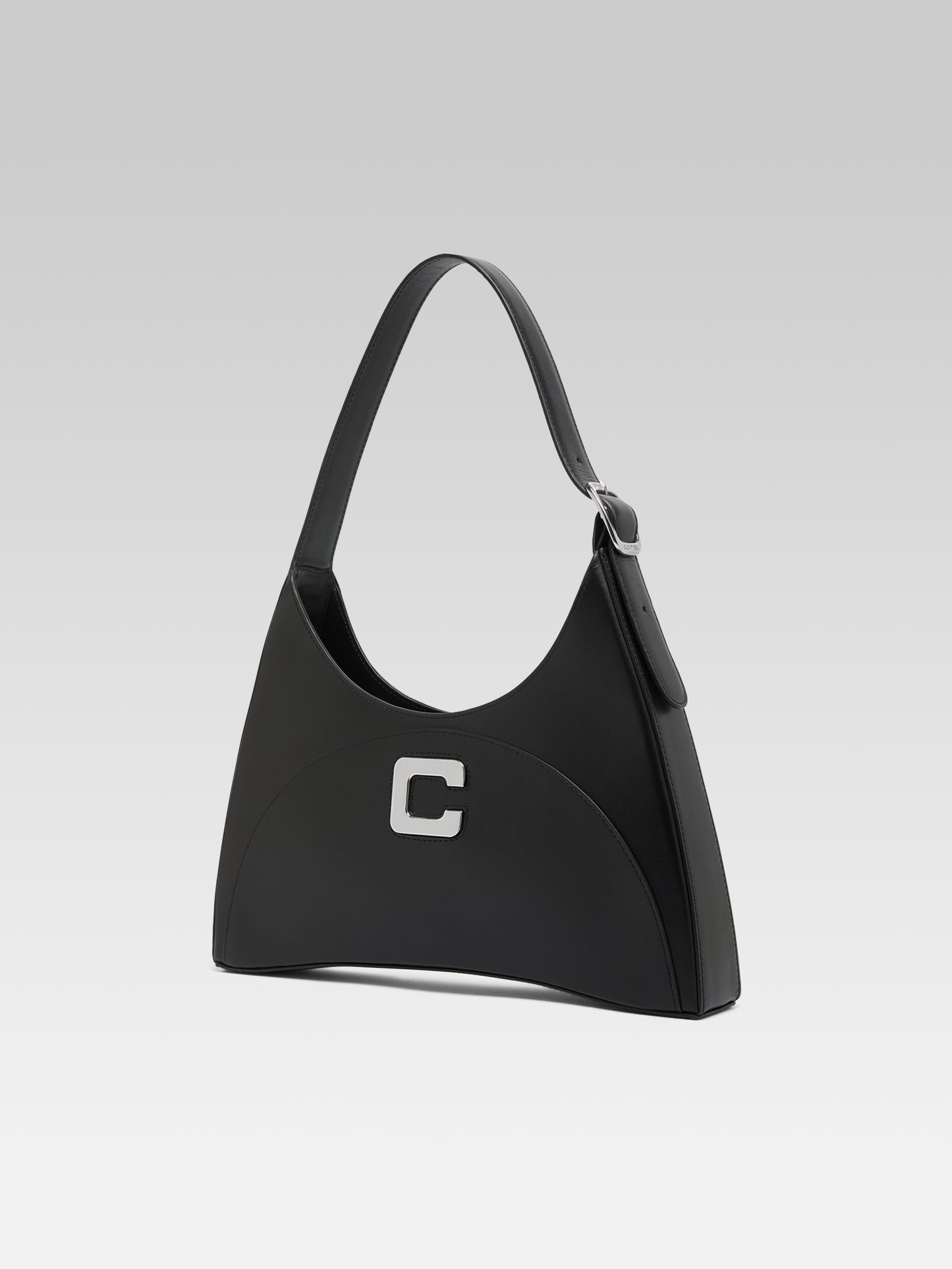 Concorde - Sac épaule cuir noir