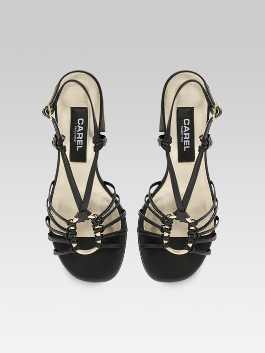 Ipanema - Sandales cuir noir - Image numéro 5