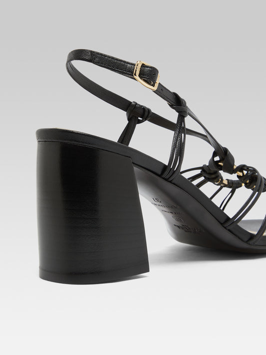 Ipanema - Sandales cuir noir - Image numéro 4