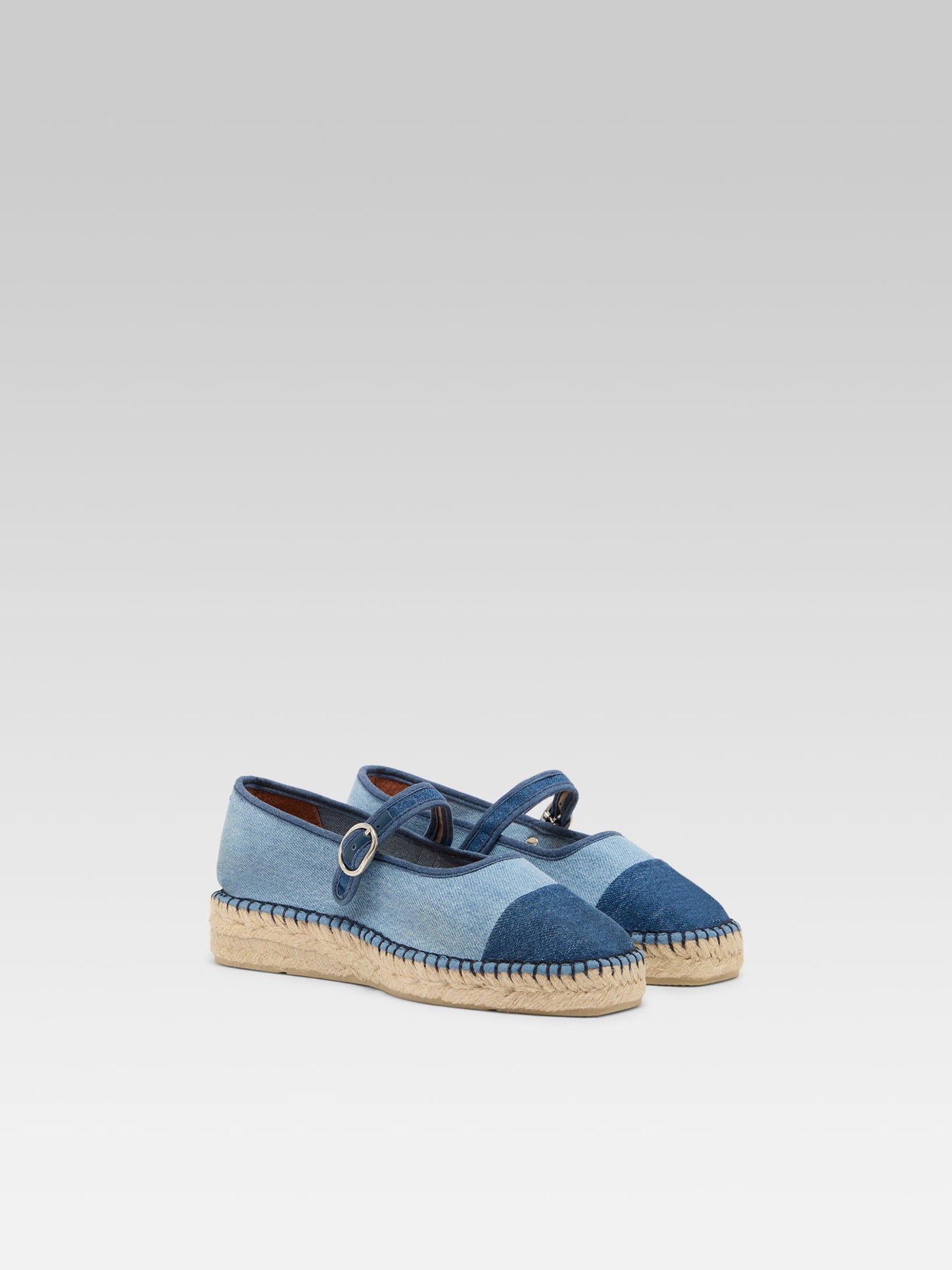 Paraiso - Espadrilles babies tissu bi-jeans